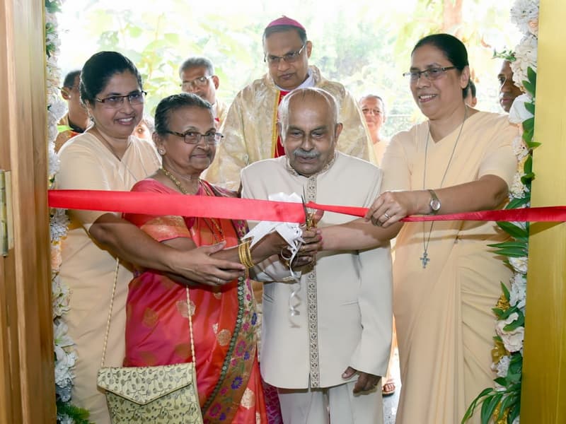 Inauguration and blessing of Clare Sadan Senior Citizen Home, Kulshekar