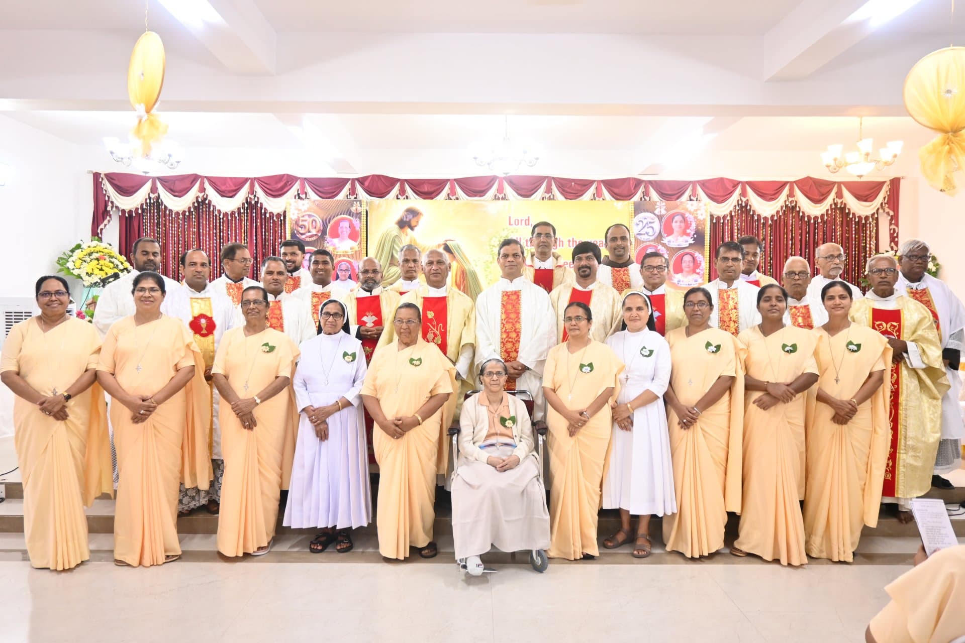 MYSORE PROVINCE CELEBRATES GOLDEN AND SILVER JUBILEE OF THE RELIGIOUS PROFESSION OF NINE SISTERS
